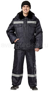 Костюм "Мастер" утепл. с п/к (т.син.)