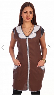 Халат № 22 (тк.Габардин) коричневый