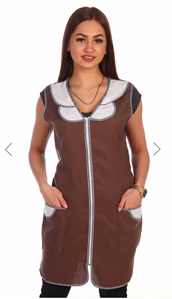 Халат № 22 (тк.Габардин) коричневый