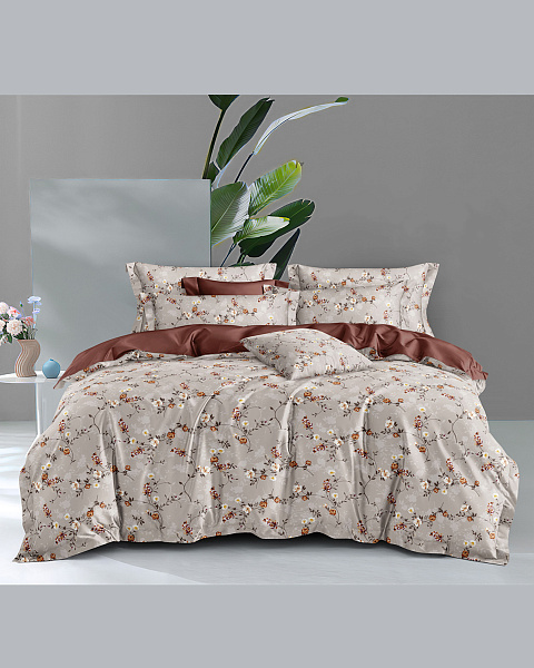 КПБ СЕМЕЙНЫЙ сатин цветной 120 г/м2 (2 нав. 70х70) (ЧЗ)