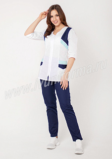 Кост. тиси Авиталь т-синий/мята жен