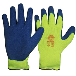 Перчатки утепленные "АКРИЛАТ" (акрил 7-й класс вязки, латексное покрытие ладони и пальцев)