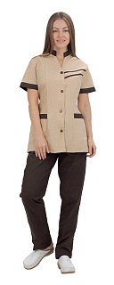 Кост. тиси Эмили шоколад/бежевый жен.