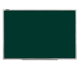 Доска для мела магнитная 90×120 см, зеленая, ГАРАНТИЯ 10 ЛЕТ, РОССИЯ, BRAUBERG, 231706