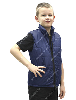 Жилет детский утеплённый RS цв.Синий
