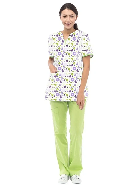 Блуза женская LF2114 "Либерти" (принт бабочки)