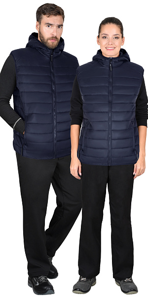 Жилет "АЗИМУТ"-Р т.синий тк. Таффета