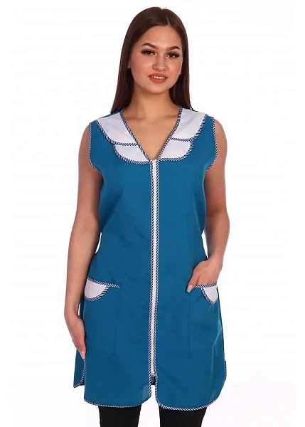 Халат № 22 (тк.Габардин) морская волна