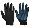 Перчатки "НейпДот-Ч" (нейлон, ПВХ-точка, цвет черный)