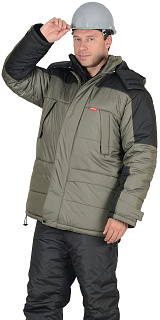 Куртка "ЕВРОПА" оливковая с чёрным